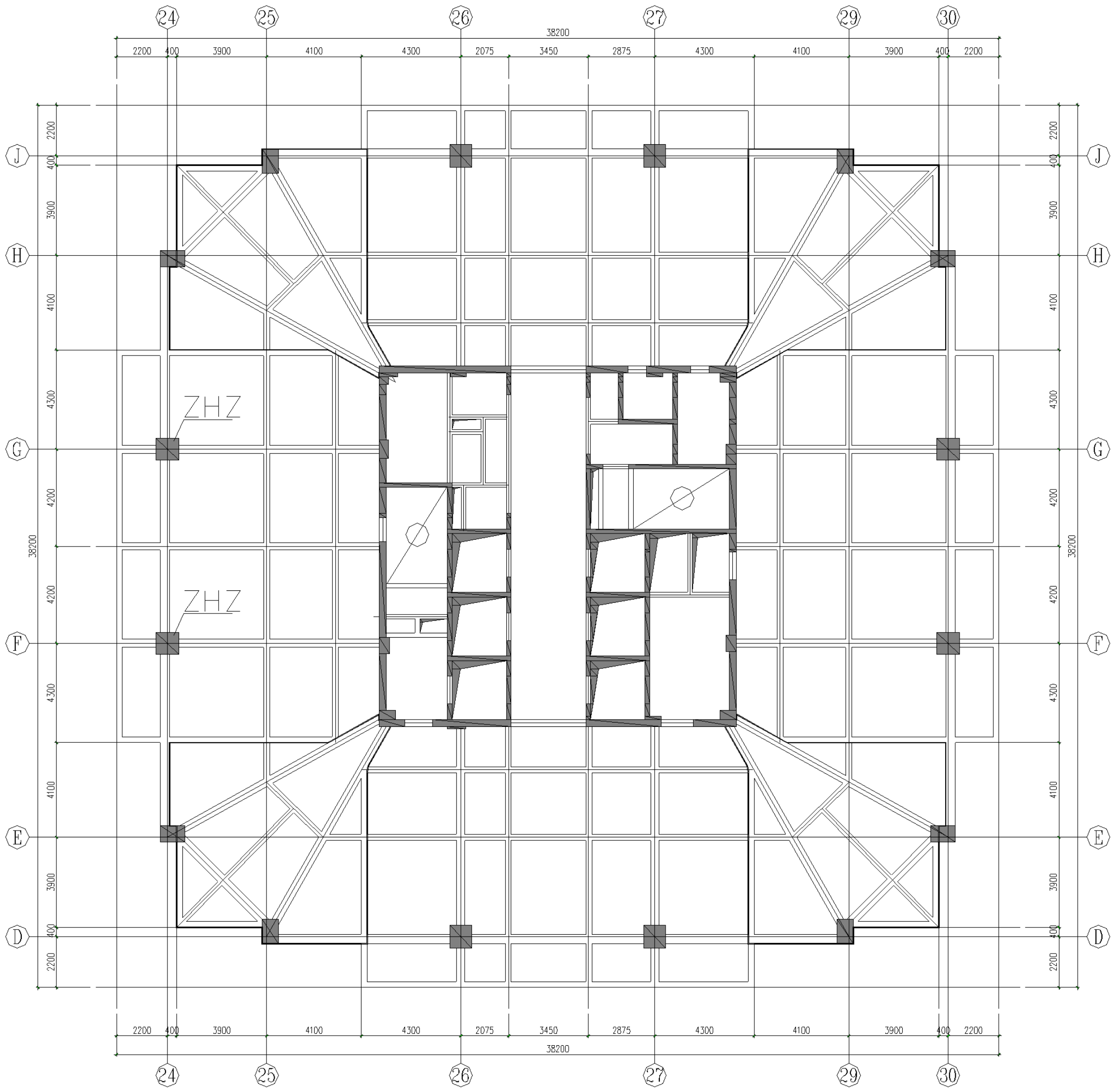 （2011年）濟(jì)南黃金時(shí)代，柱混凝土置換